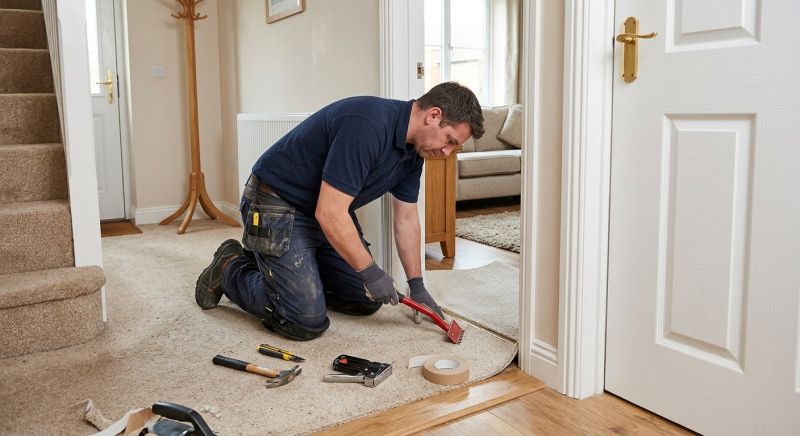 Stair Carpet Repair in Kansas City, KS